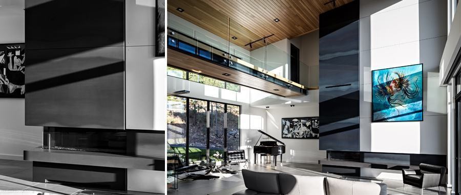 Lakeside Residence great room interior